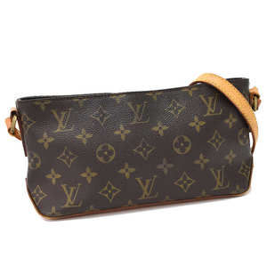 LOUIS VUITTON Trotteur Shoulder Bag Monogram Canvas Brown